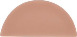 Cursive Rose Gold 2×4 Demilune Glossy