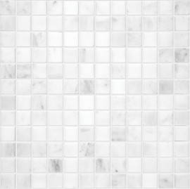 Bianco Venatino 1×1 Mosaic Honed