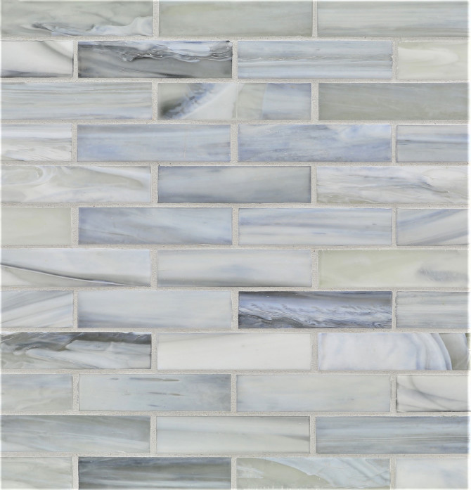 Agate Torino 1×4 Brick Mosaic Silk
