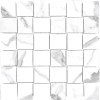 Caspar Statuario 2×2 Basketweave Mosaic Matte
