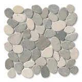 Pebble Savannah 12×12 Level Pebble Mosaic Honed