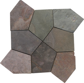 Stone Source Mongolian Spring Flagstone Pattern (2.7 sf per sheet)