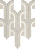 Waterjet Stone Mosaics Clay 11×12 Florence Mosaic Honed