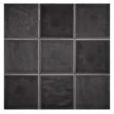 TrueTones Ceramics Toasted Grey Gloss 4-1/2×4-1/2 Zelli Field Tile Gloss
