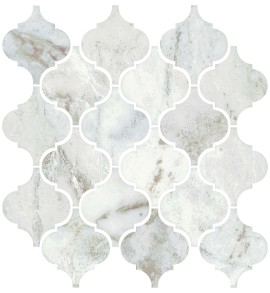 Mythique Marble Majestic 11×12 Arabesque Mosaic Matte