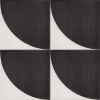 Scenario Nero 8×8 Convex Decorative Tile Matte