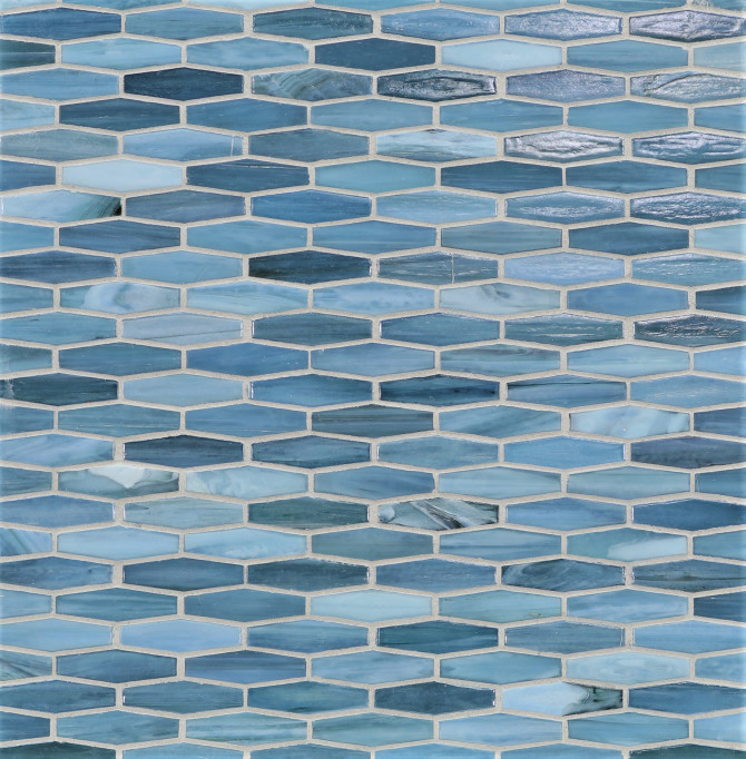 Agate Umbria 5/8×2 Martini Mosaic Ribbed