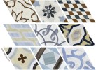 Diamante di Legno Cement Colors 17×20 Diamond Field Tile