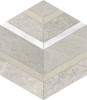 Waterjet Stone Mosaics Clay 5×6 Hexo Mosaic Honed
