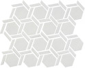 Maja Mist 9×10 Hex Wheel Mosaic Matte