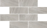 Dawn Gray 3×8 Brick Mosaic Matte