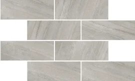 Dawn Gray 3×8 Brick Mosaic Matte