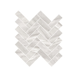 Epic Alaska Grey 12×15 Herringbone Mosaic Polished Rectified