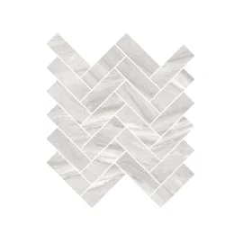 Epic Alaska Grey 12×15 Herringbone Mosaic Polished Rectified