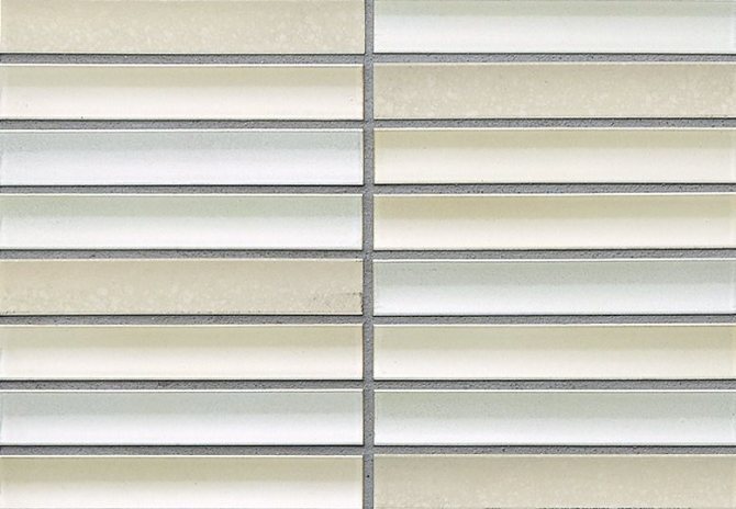 Sairin Beige Mix 1×8 Mosaic