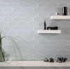 Glass Essentials Oceania Elongated Hexagon Mosaic Matte