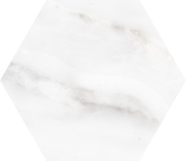 Love Affairs Calacatta 8×9 Hexagon Field Tile Matte