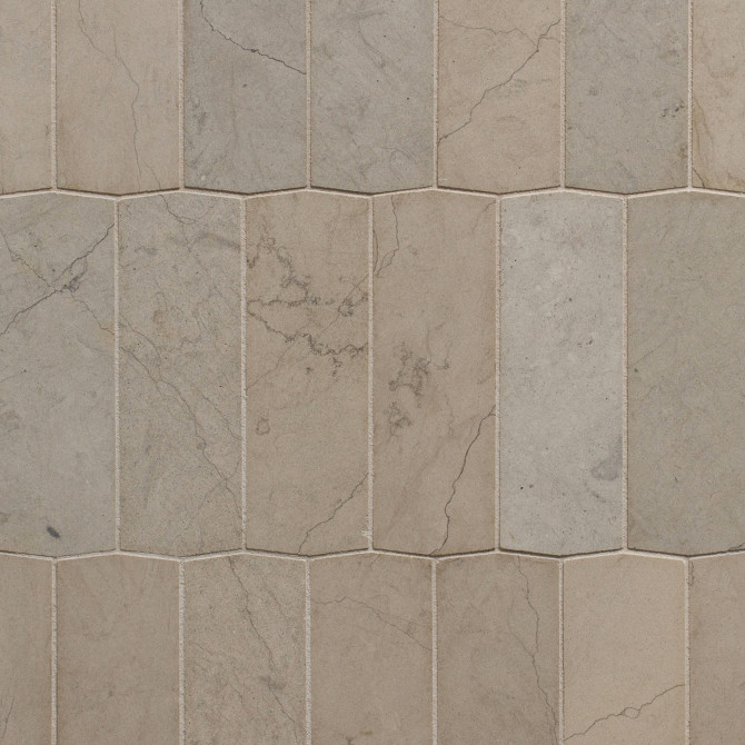 Tangent Ash 2×6 Mosaic Honed