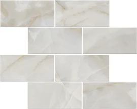 Onyx Light Grey 3×6 Mosaic Polished rectified