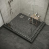 Element Carbon 12x24 Silver 12x24 Carbon Mosaic Carbon Cove Base