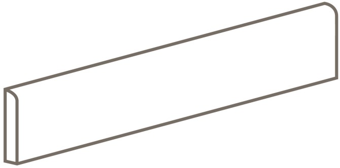 Sensi Taupe Fossil 2×24 Bullnose Matte Rectified