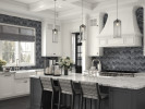 Shift Charcoal Chevron Mosaic