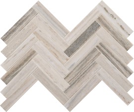Ascend Stone Open Horizon 15×17 Chevron Mosaic Honed