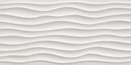 3D Wall White Dune 16×32 Matte
