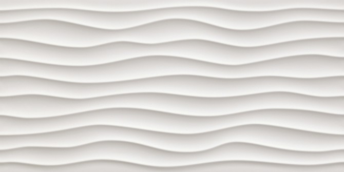 3D Wall White Dune 16×32 Matte