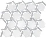 Maja Wave 9×10 Hex Wheel Mosaic Matte