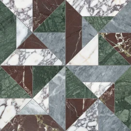 Waterjet Stone Mosaics Tropic 16×16 Tria Mosaic Mix Waterjet Stone Mosaics Tropic 16×16 Tria Mosaic Mix