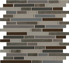Ebb & Flow Dusk And Dawn 12×13 Linear Mixed Mosaic