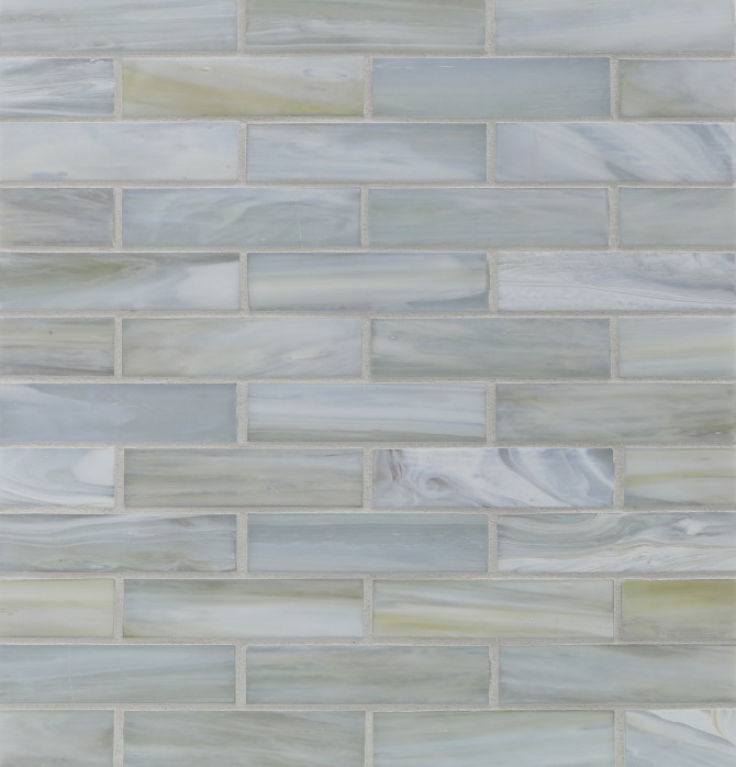 Agate Lucca 1×4 Brick Mosaic Silk