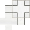 Waterjet Stone Mosaics Mist 11×11 Schema Mosaic Honed