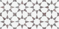 Waterjet Stone Mosaics Burgundy 9×9 Stellar Mosaic Honed