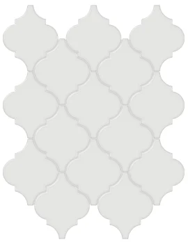 Nantucket Platinum 10×13 Beveled Arabesque Mosaic Nantucket Platinum 10×13 Beveled Arabesque Mosaic