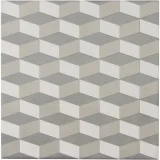 Encaustic Echoes Pale 8×8 Trek Decorative Tile