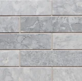 Tribeca Flatiron Gray 2×8 Mosaic Honed