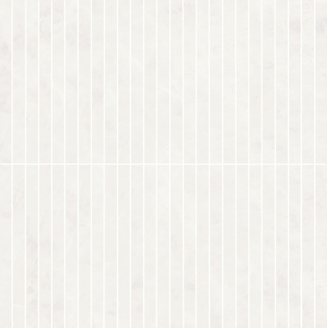 Bondi White 12×12 Stack Mosaic Polished