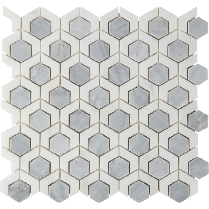 Pietra Gris Light Gray 12×12 Siena Mosaic Honed