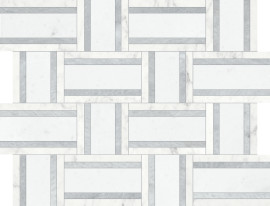 Waterjet Stone Mosaics Dove 12×15 Cesto Mosaic Honed