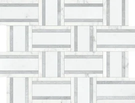 Waterjet Stone Mosaics Dove 12×15 Cesto Mosaic Honed Waterjet Stone Mosaics Dove 12×15 Cesto Mosaic Honed