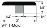 Flora Hickory Select 2×94 T-Mold