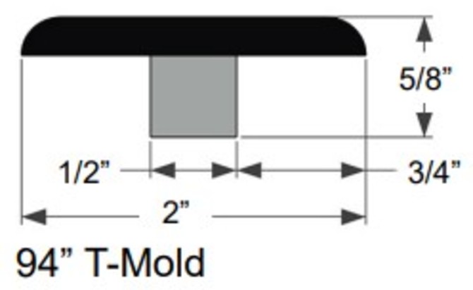 Flora Hickory Select 2×94 T-Mold