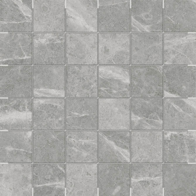 Chateau Cobble 2×2 Mosaic Tile with Marble Look Finish