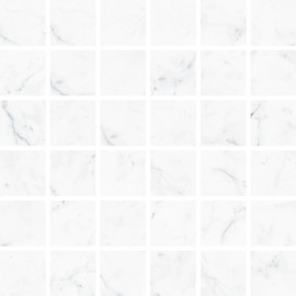 Carrara 2×2 Mosaic Honed Rectified