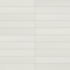 Zera Annex Bianco 1×6 Straight Stacked Mosaic Mosaic
