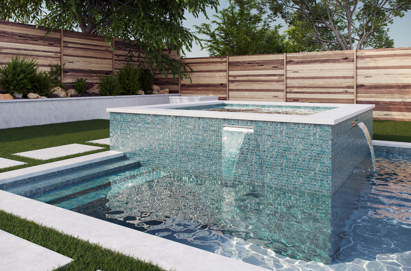 Lava Glass Hazy Wave 1x1 