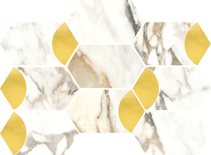 Luce Oro 10×14 Rame Decorative Tile Polished Rectified