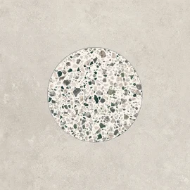 Romana Multicolor Cold 24×24 Cross Cut Circle Decorative Tile Matte Rectified